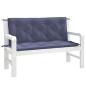 Preview: Gartenbank-Auflagen 2 Stk. Marineblau 120x50x7 cm Oxford-Gewebe