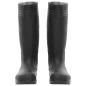 Preview: Gummistiefel Schwarz Größe 40 PVC