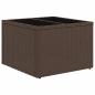 Preview: 10-tlg. Garten-Sofagarnitur mit Kissen Braun Poly Rattan