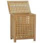 Preview: Wäschebehälter 50x35x60 cm Massivholz Teak