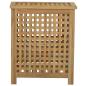 Preview: Wäschebehälter 50x35x60 cm Massivholz Teak