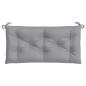 Preview: Gartenbank-Auflagen 2 Stk. Grau 100x50x7 cm Oxford-Gewebe