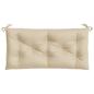 Preview: Gartenbank-Auflagen 2 Stk. Beige 100x50x7 cm Oxford-Gewebe