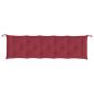 Preview: Gartenbank-Auflagen 2 Stk. Weinrot 180x50x7 cm Oxford-Gewebe