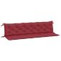 Preview: Gartenbank-Auflagen 2 Stk. Weinrot 200x50x7 cm Oxford-Gewebe