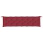 Preview: Gartenbank-Auflagen 2 Stk. Weinrot 200x50x7 cm Oxford-Gewebe