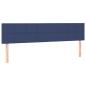 Preview: Bettgestell ohne Matratze Blau 120x190 cm Stoff