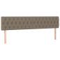 Preview: Bettgestell ohne Matratze Taupe 120x190 cm Stoff