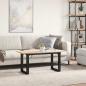 Preview: Couchtischbeine O-Gestell 90x30x43 cm Stahl