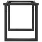 Preview: Couchtischbeine O-Gestell 90x30x43 cm Stahl