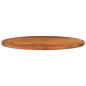 Preview: Tischplatte 120x50x2,5 cm Oval Massivholz Akazie