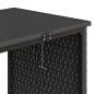 Preview: Gartensofa in L-Form mit Tisch und Kissen Schwarz Poly Rattan