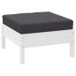Preview: Palettenkissen Anthrazit 60x60x9,5 cm Oxford-Gewebe