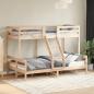Preview: ARDEBO.de - Etagenbett 80x200/120x200 cm Massivholz Kiefer