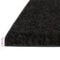 Preview: Fußmatte Schwarz 40x60 cm Kokosfaser Getuftet
