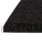 Preview: Fußmatten 5 Stk. Schwarz 40x60 cm Kokosfaser Getuftet