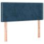 Preview: Boxspringbett mit Matratze Dunkelblau 120x190 cm Samt