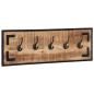 Preview: Garderoben 2 Stk. 80x8x25 cm Raues Massivholz Mango