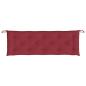Preview: Gartenbank-Auflagen 2 Stk. Weinrot 150x50x7 cm Oxford-Gewebe