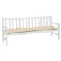 Preview: Gartenbank-Auflage Beige 200x50x7 cm Oxford-Gewebe