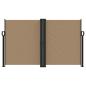 Preview: Seitenmarkise Ausziehbar Taupe 140x1200 cm