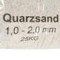 Preview: Filtersand 25 kg 1,0-2,0 mm