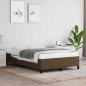 Preview: ARDEBO.de - Bettgestell ohne Matratze Dunkelbraun 120x190 cm Stoff