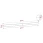 Preview: Markisenvolant Anthrazit Gestreift 450 cm