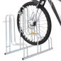 Preview: Fahrradständer für 3 Fahrräder Freistehend Verzinkter Stahl