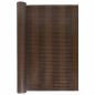 Preview: Balkon-Sichtschutz Braun und Schwarz 500x80 cm Poly Rattan