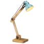 Preview: ARDEBO.de - Schreibtischlampe 25 W Blau 23x18x96 cm E27