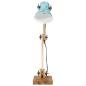 Preview: Schreibtischlampe 25 W Blau 23x18x96 cm E27