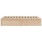 Preview: Massivholzbett ohne Matratze 135x190 cm Kiefernholz