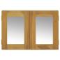 Preview: Spiegelschrank 60x10x40 cm Massivholz Teak
