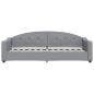 Preview: Tagesbett Hellgrau 80x200 cm Stoff
