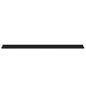 Preview: Wandregale 4 Stk. Schwarz 100x9x3 cm