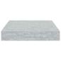 Preview: Schweberegal Betongrau 23x23,5x3,8 cm MDF