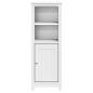 Preview: Badschrank BERG Weiß 40x34x110 cm Massivholz Kiefer