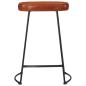Preview: Barhocker 2 Stk. Dunkelbraun 41x29x62 cm