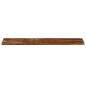 Preview: Tischplatte 140x30x3,8 cm Rechteckig Altholz Massiv