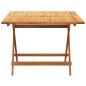 Preview: 5-tlg. Garten-Essgruppe Stoff und Massivholz Beige