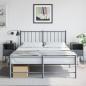 Preview: ARDEBO.de - Nachttische 2 Stk. Anthrazit 36x39x60,5 cm Stahl