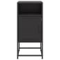 Preview: Nachttische 2 Stk. Schwarz 36x39x78 cm Stahl
