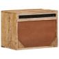 Preview: Wand-Nachttisch 40x30x25 cm Massivholz Mango