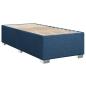 Preview: Bettgestell ohne Matratze Blau 80x200 cm Stoff