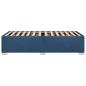 Preview: Bettgestell ohne Matratze Blau 80x200 cm Stoff