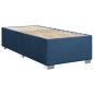 Preview: Bettgestell ohne Matratze Blau 100x200 cm Stoff