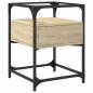 Preview: Nachttisch Sonoma-Eiche 40x40x55 cm Holzwerkstoff