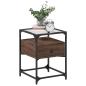 Preview: Nachttische 2 Stk. Braun Eichen-Optik 40x40x55 cm Holzwerkstoff