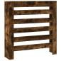 Preview: Heizkörperabdeckung Räuchereiche 78 x 20 x 82 cm Holzwerkstoff
